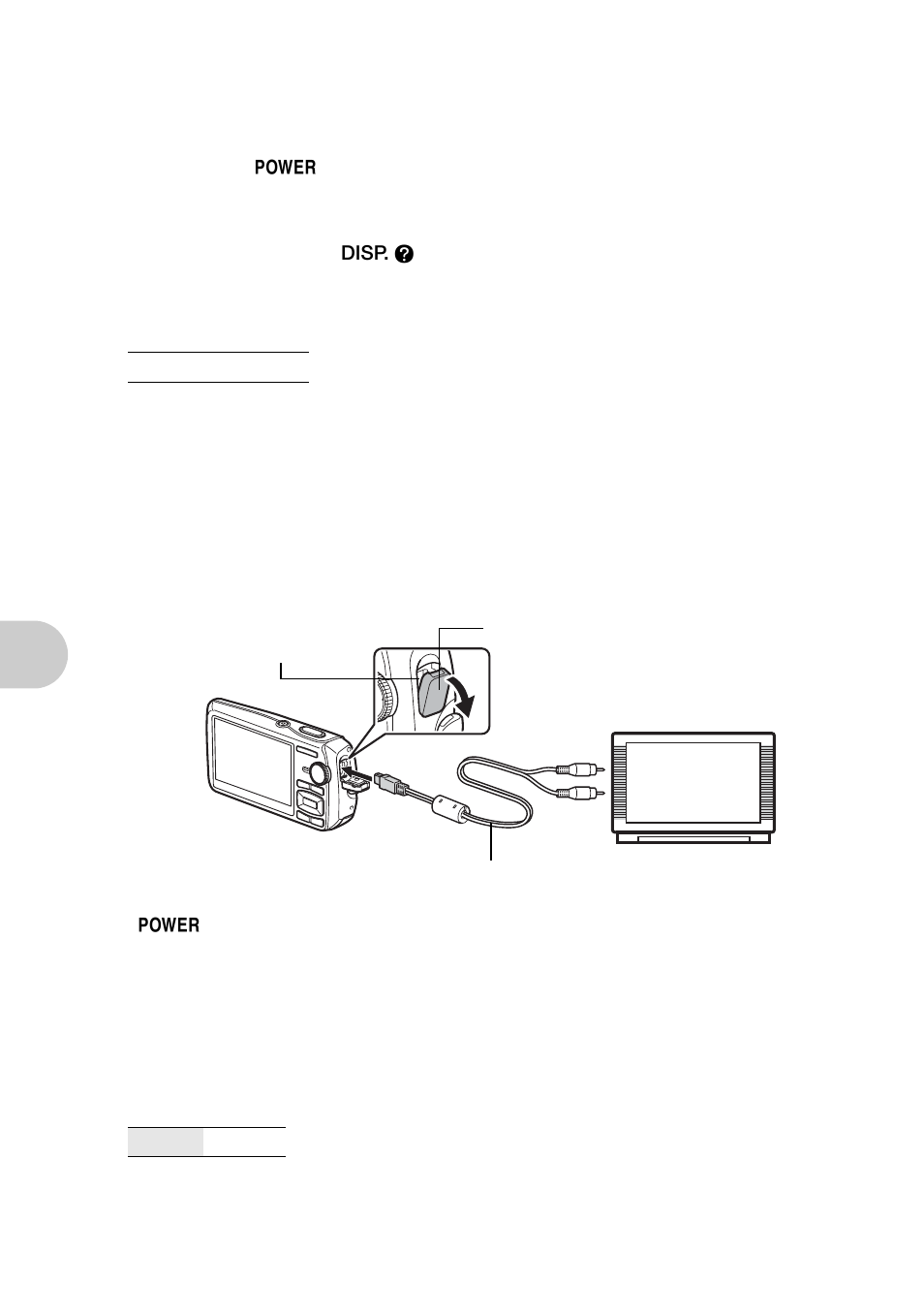 Playing back pictures on a tv, Setting the camera to the power save mode, Menu ope rati ons | Olympus 1200 User Manual | Page 38 / 80