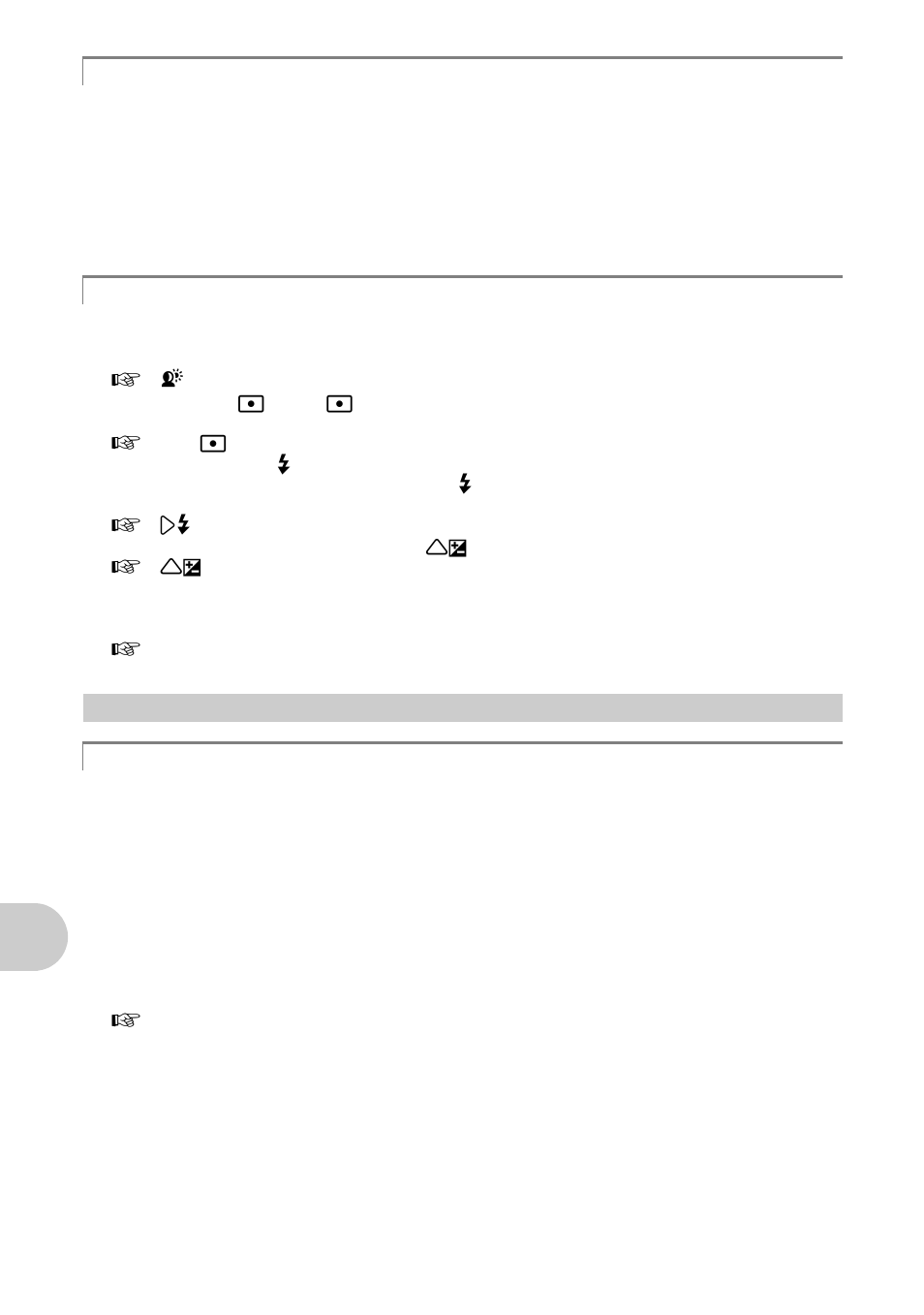 Misalignment of panoramic pictures, Taking pictures of a subject against backlight, Additional shooting tips and information | Olympus 1200 User Manual | Page 56 / 80