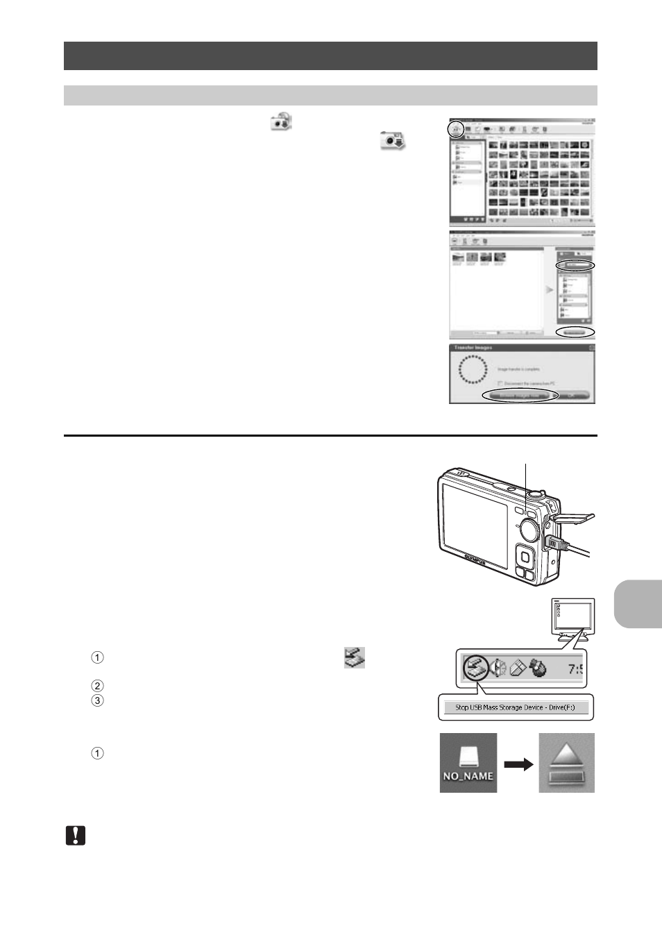 Displaying camera images on a computer, Downloading and saving images, P. 37 | Olympus FE-290 User Manual | Page 37 / 64