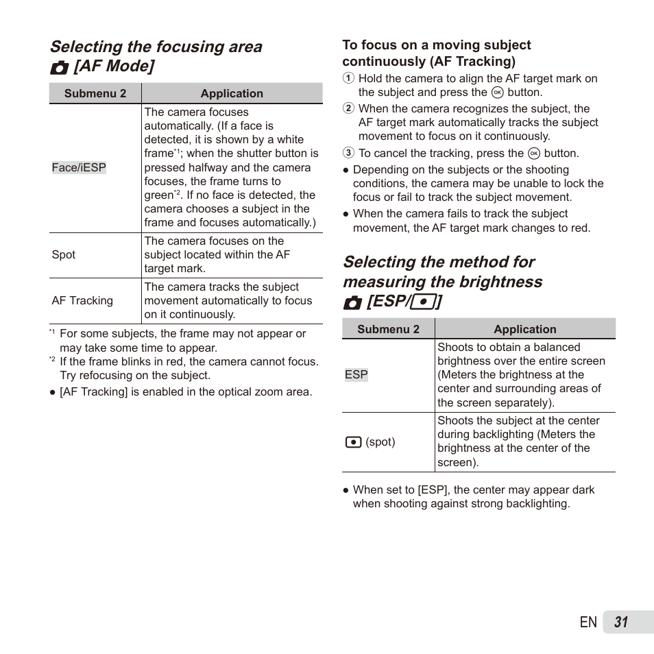 31 en | Olympus SZ17 User Manual | Page 31 / 86