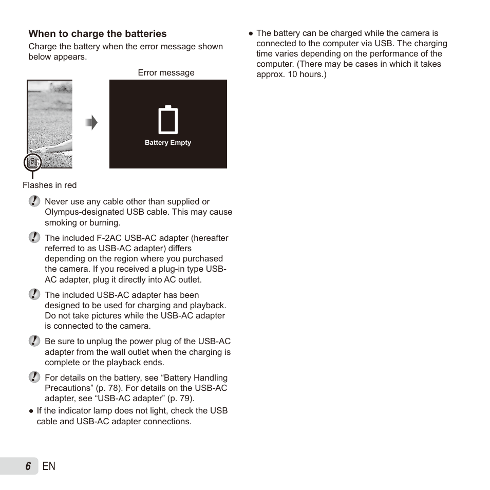 6 en | Olympus SZ17 User Manual | Page 6 / 86