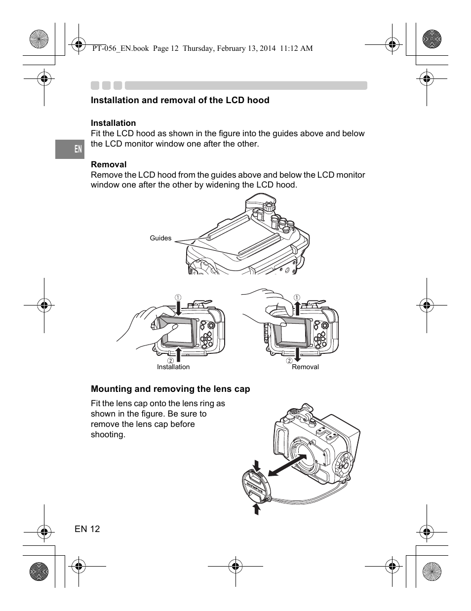 Olympus PT056 User Manual | Page 12 / 30