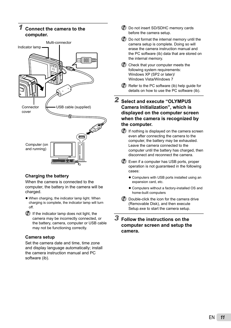 11 en | Olympus µ-7030 User Manual | Page 11 / 73