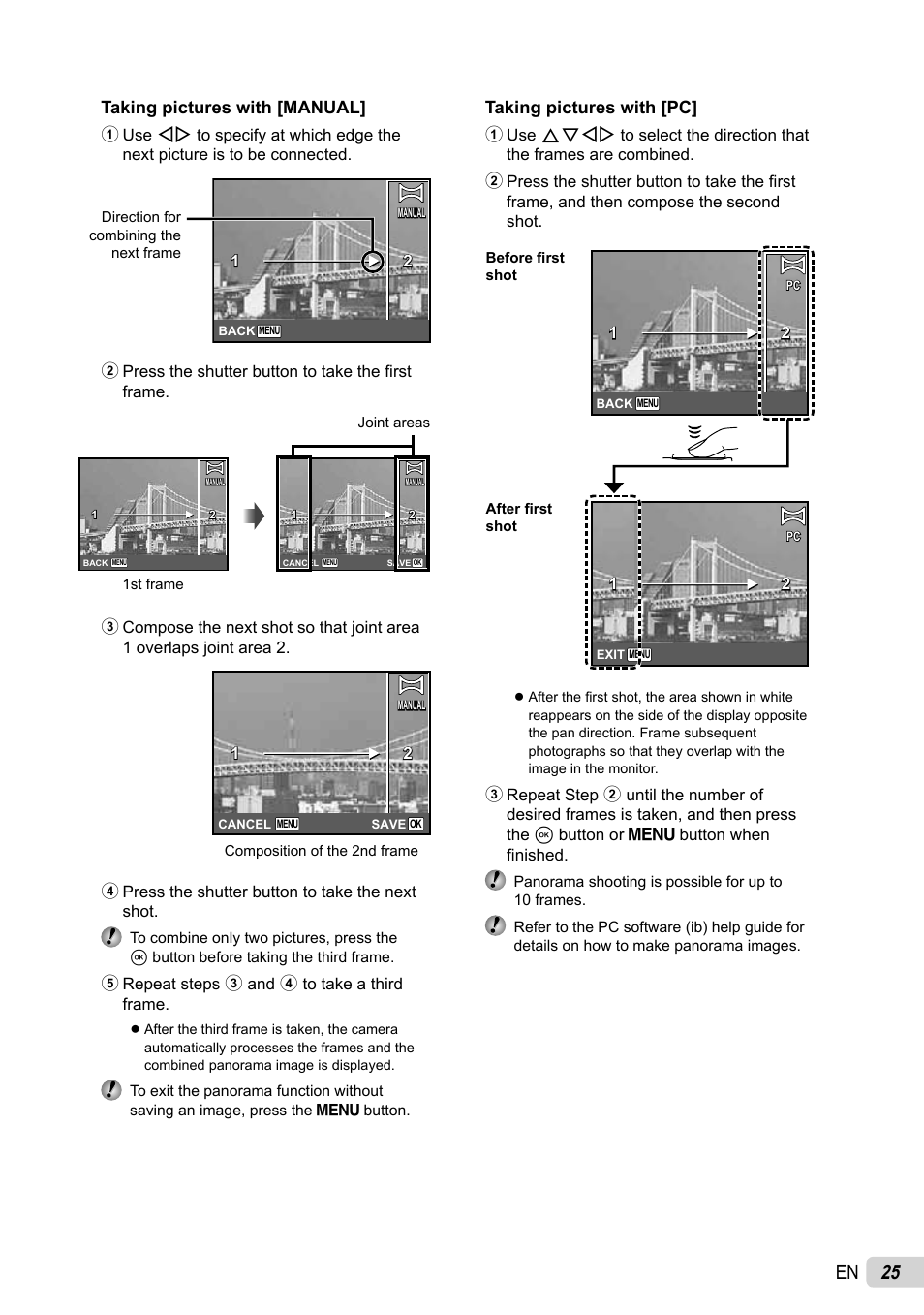 25 en | Olympus µ-7030 User Manual | Page 25 / 73