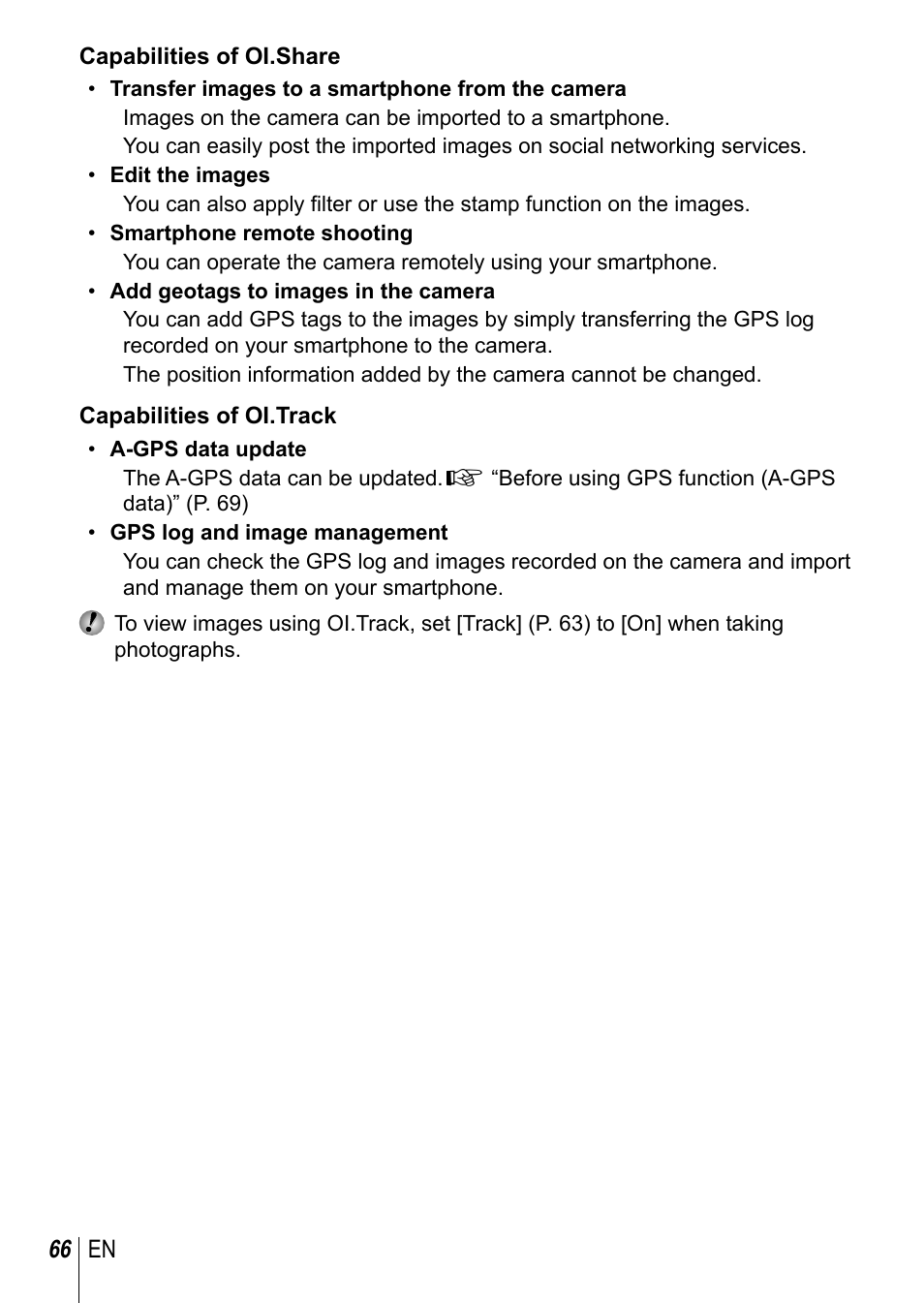 Olympus TG3 User Manual | Page 66 / 118