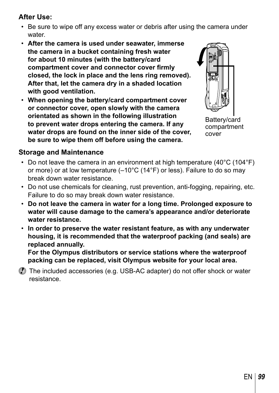 Olympus TG3 User Manual | Page 99 / 118
