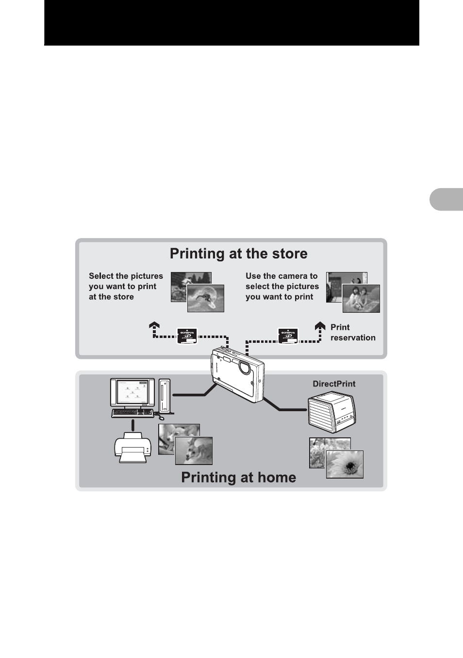 Printing pictures, 3 printing pictures | Olympus 720 SW User Manual | Page 37 / 83