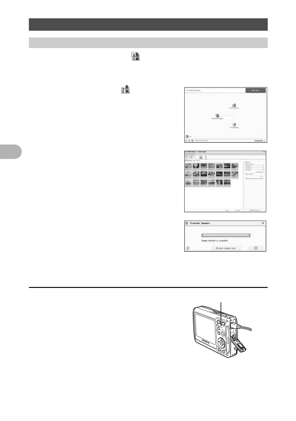 Displaying camera images on a computer, Downloading and saving images, Gp. 52 | Olympus 720 SW User Manual | Page 52 / 83