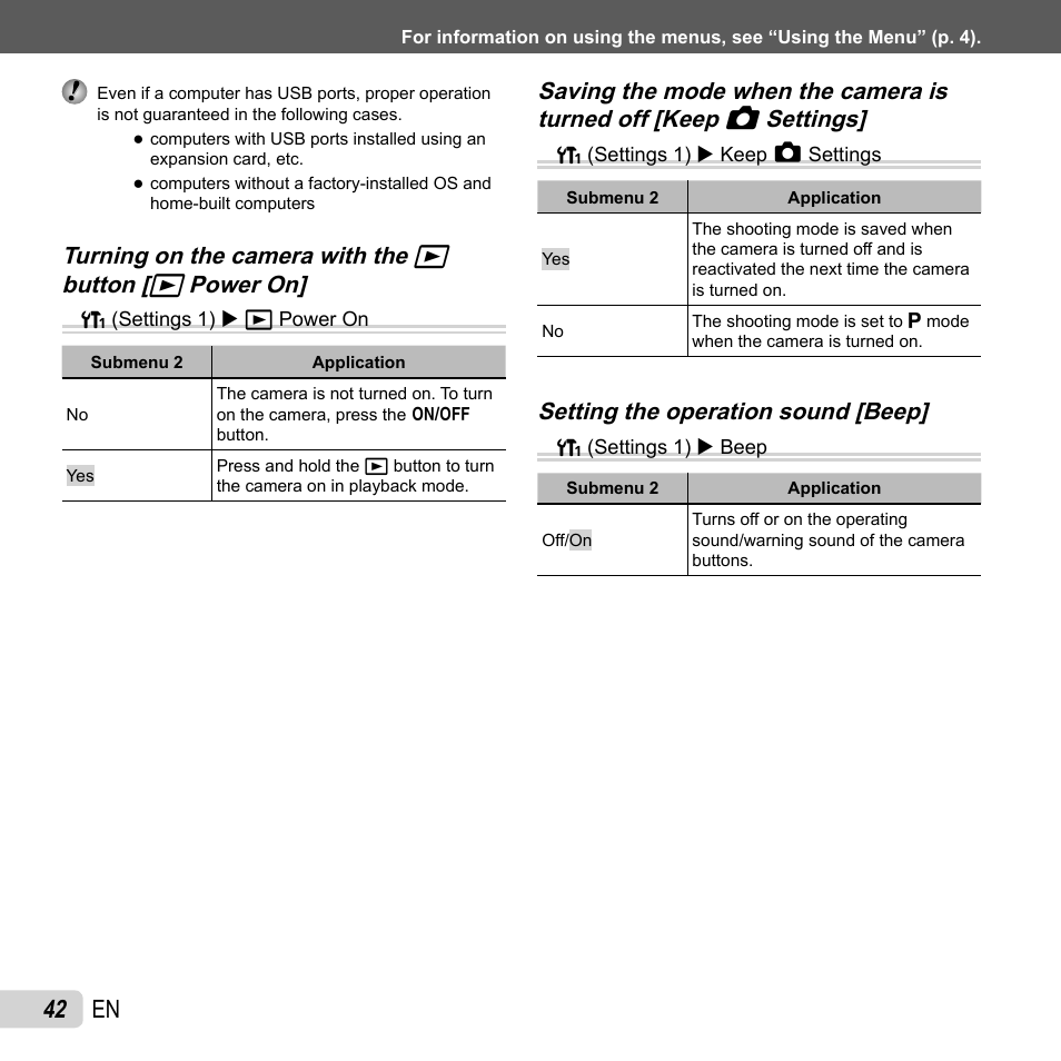42 en | Olympus VG-150 User Manual | Page 42 / 74
