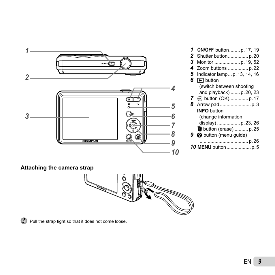 Olympus VG-150 User Manual | Page 9 / 74