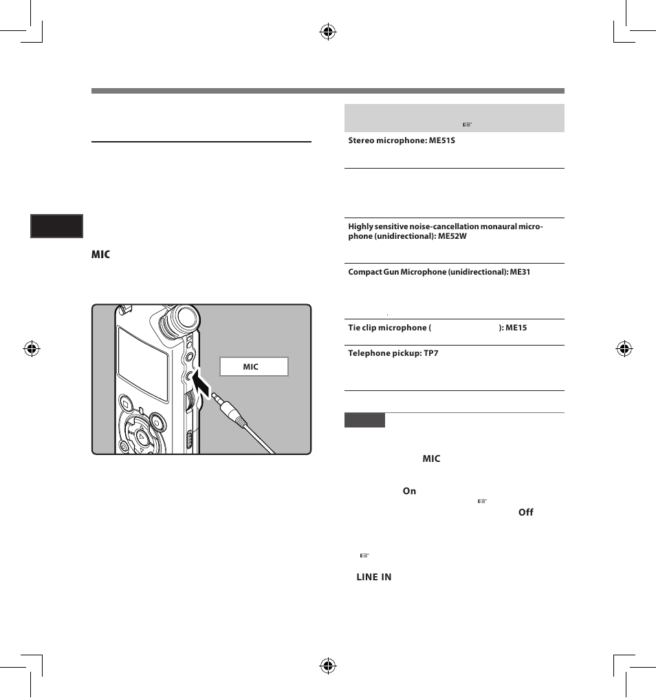 Recording | Olympus LS-5 User Manual | Page 30 / 88
