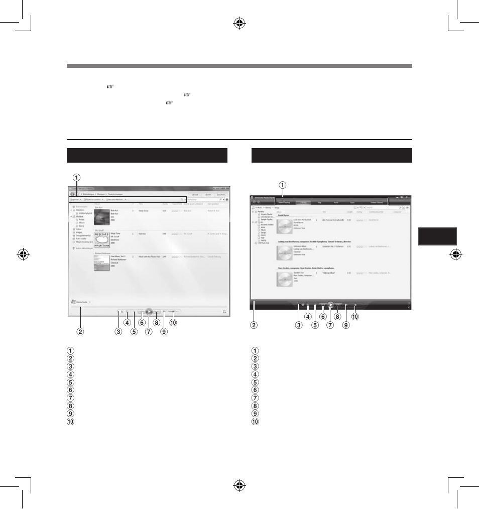 Using windows media player, Window names | Olympus LS-5 User Manual | Page 65 / 88