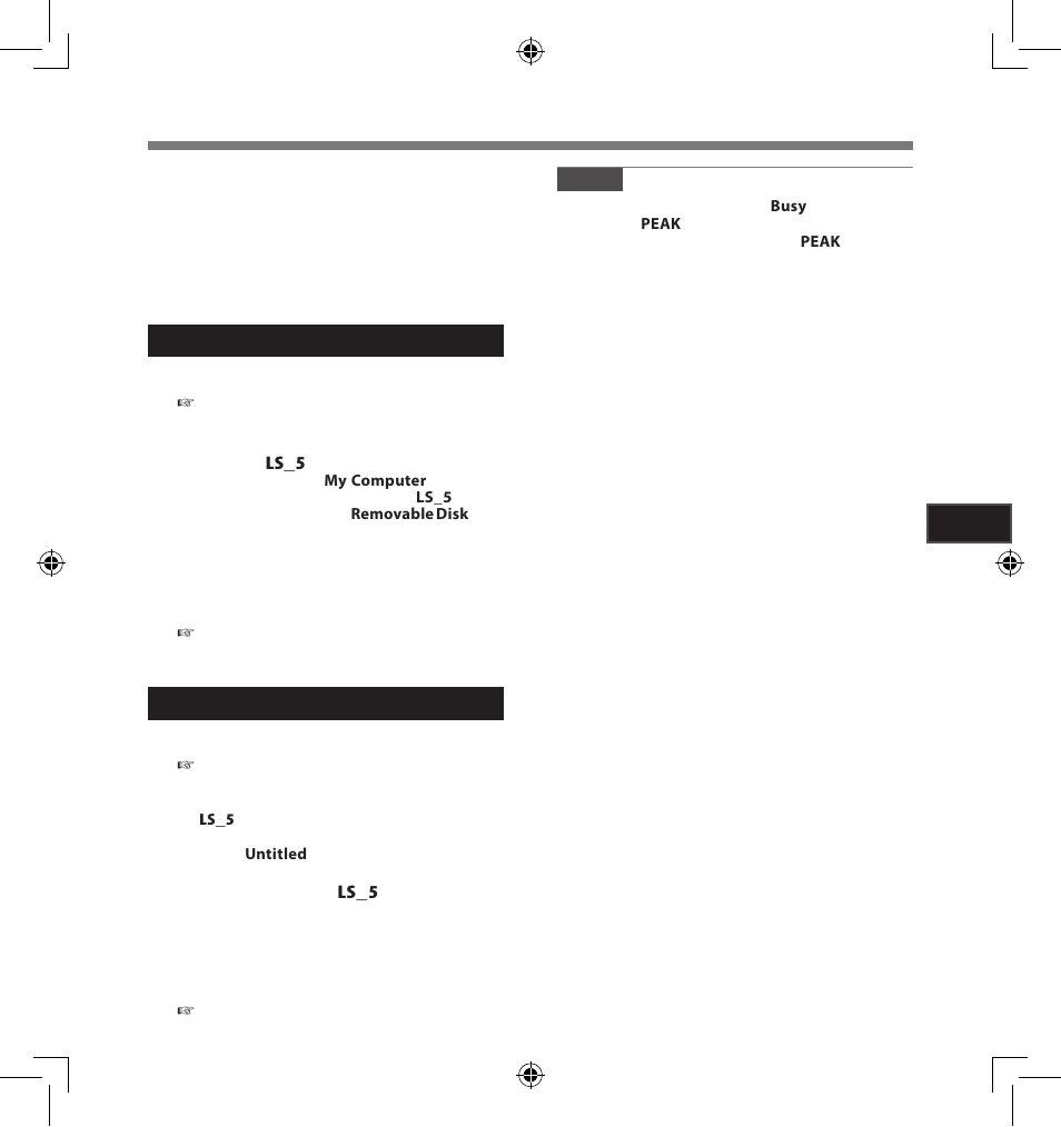 Olympus LS-5 User Manual | Page 77 / 88
