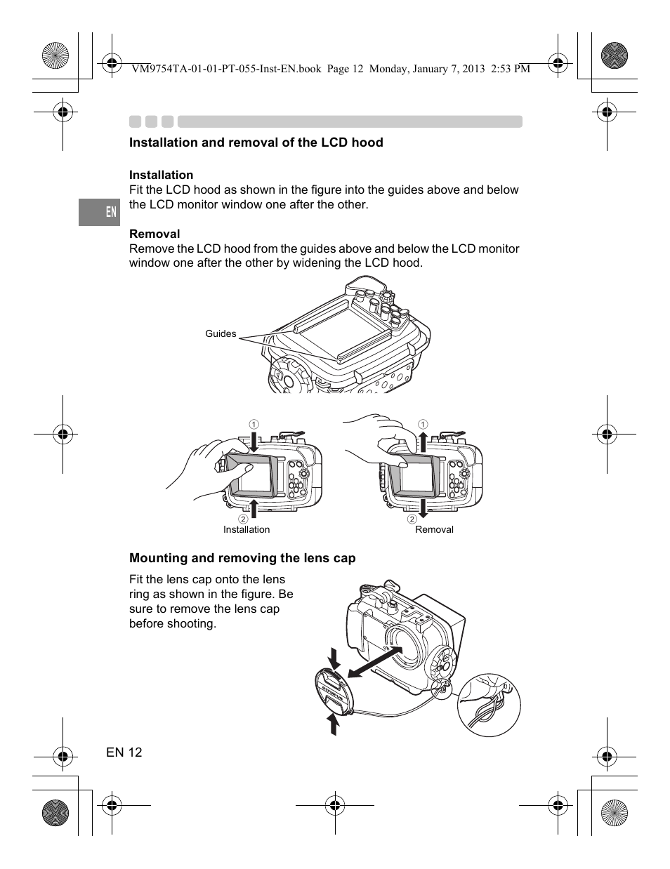 Olympus PT055 User Manual | Page 12 / 29