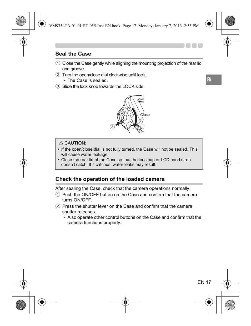 Olympus PT055 User Manual | Page 17 / 29
