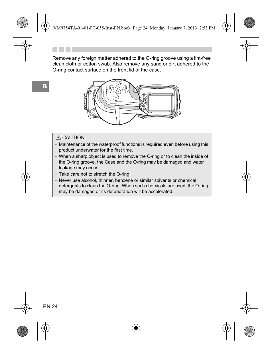 Olympus PT055 User Manual | Page 24 / 29