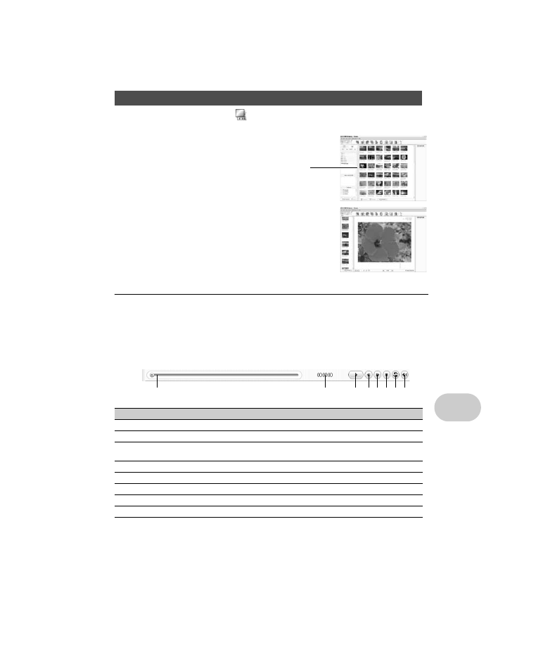 Viewing still pictures and movies | Olympus µ 1000 User Manual | Page 47 / 80