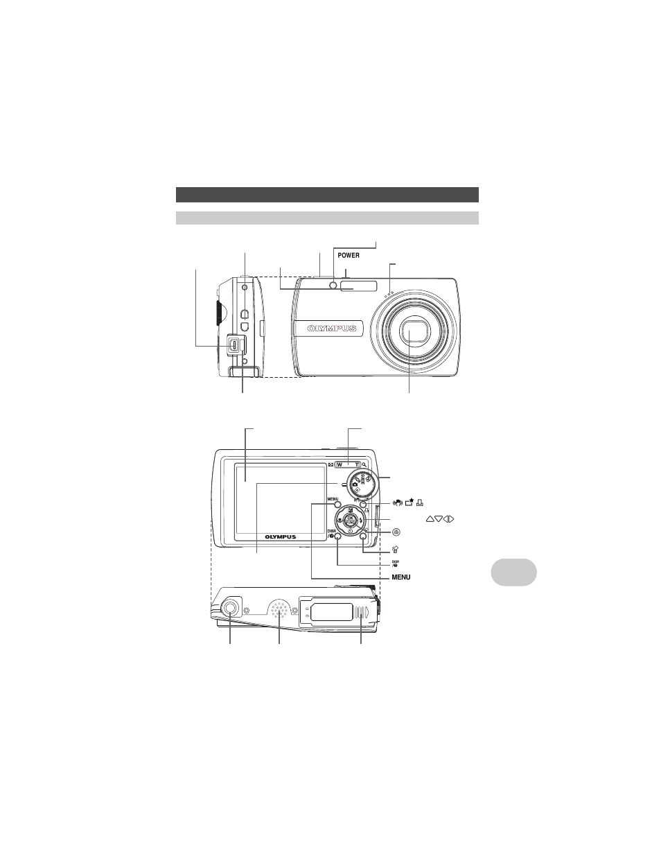 Camera diagram, Camera, Ap pend ix | Olympus µ 1000 User Manual | Page 75 / 80