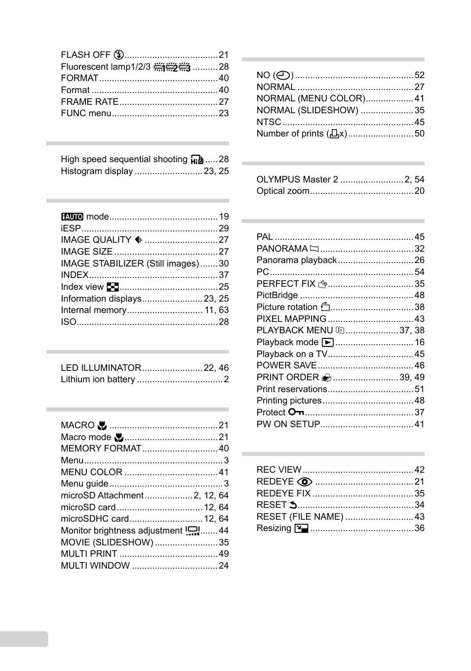 Olympus µ TOUGH-6000 User Manual | Page 76 / 78