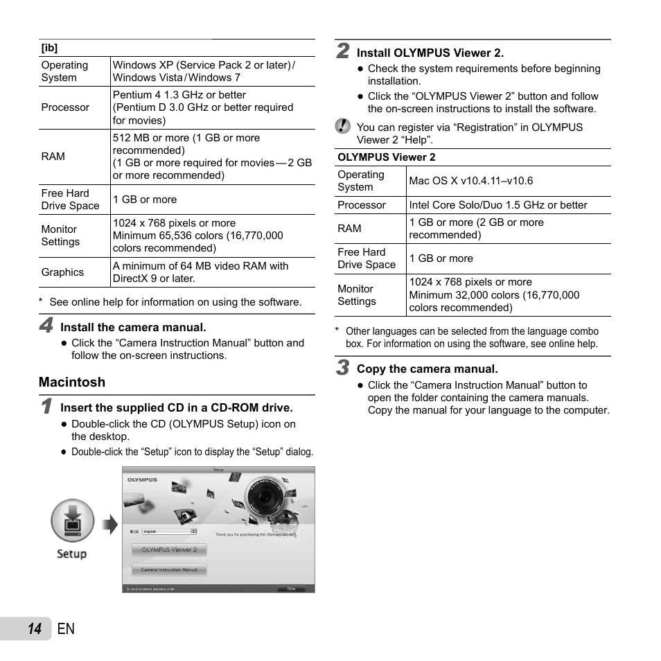 14 en | Olympus SZ-14 User Manual | Page 14 / 80