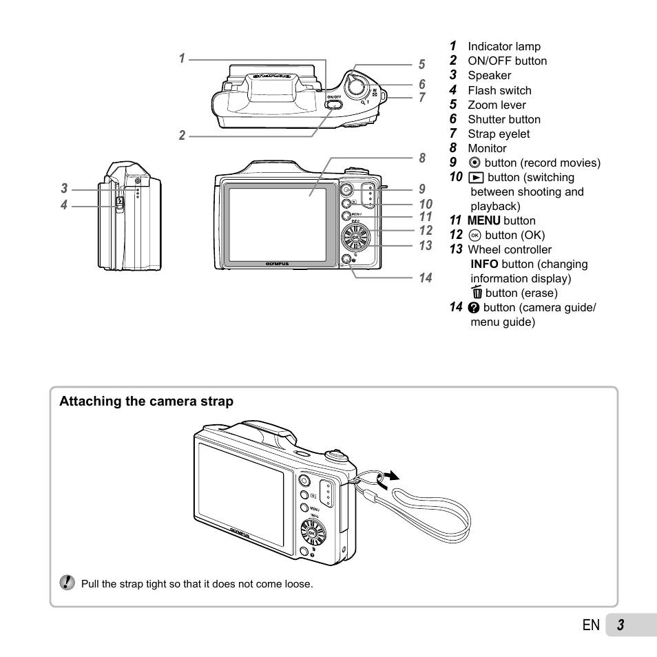 Olympus SZ-14 User Manual | Page 3 / 80