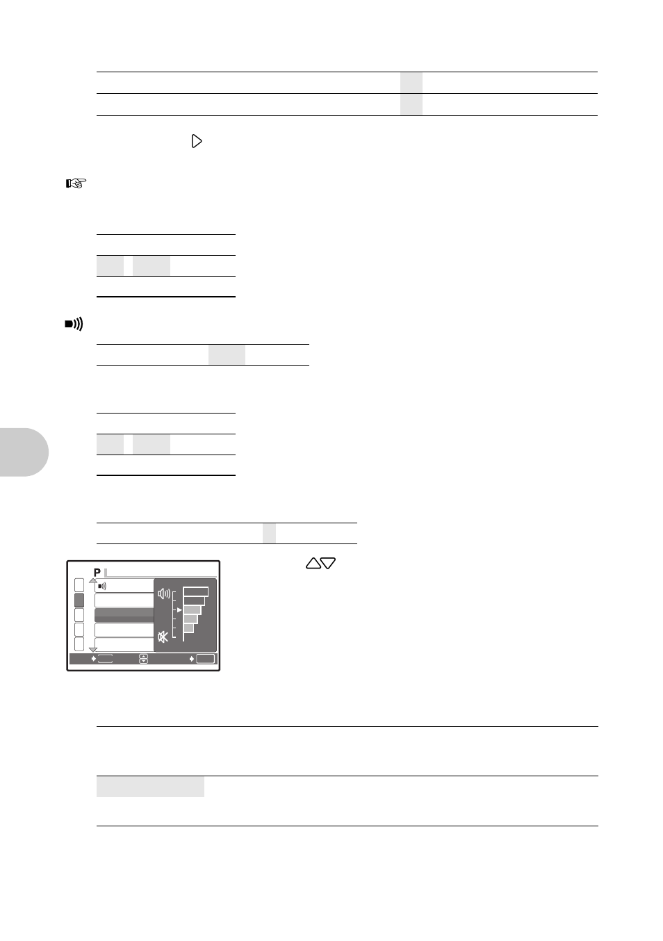 Setting the startup screen and sound, Adjust the volume of camera warning sound, Adjusting the volume during playback | Viewing pictures immediately, Men u o perat io ns | Olympus SP-560 UZ User Manual | Page 42 / 96