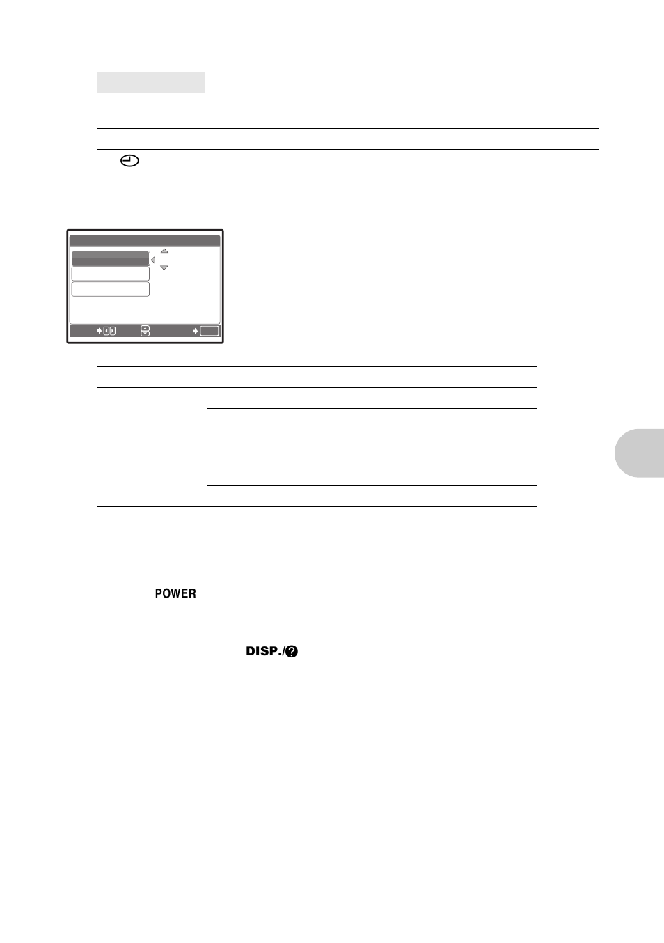 Setting alarms, Menu op erat ion s | Olympus SP-560 UZ User Manual | Page 45 / 96