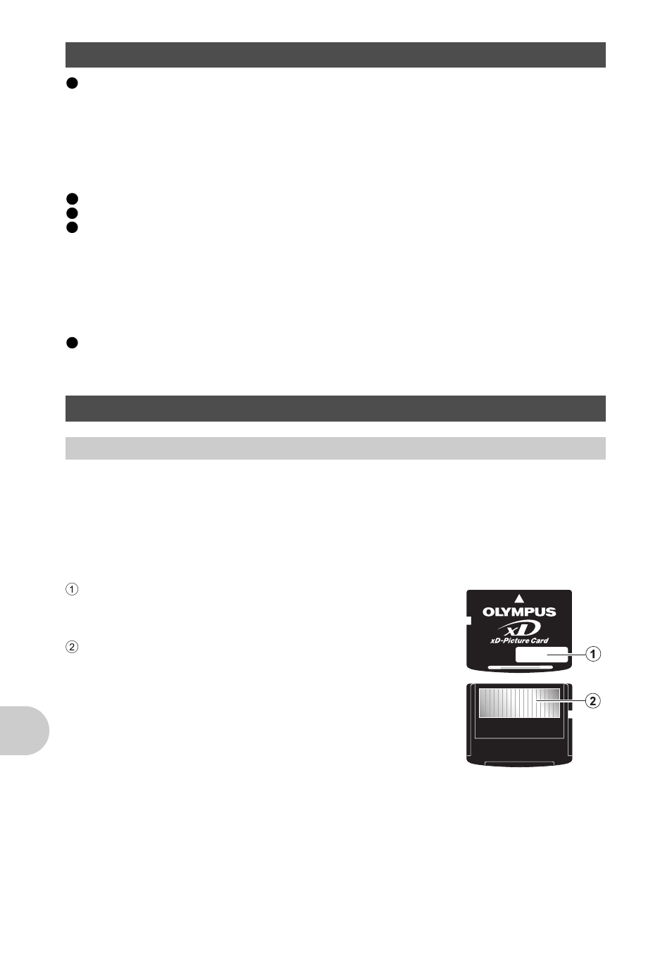 Battery handling precautions, Useful use of the accessories, The card | App endi x | Olympus SP-560 UZ User Manual | Page 78 / 96
