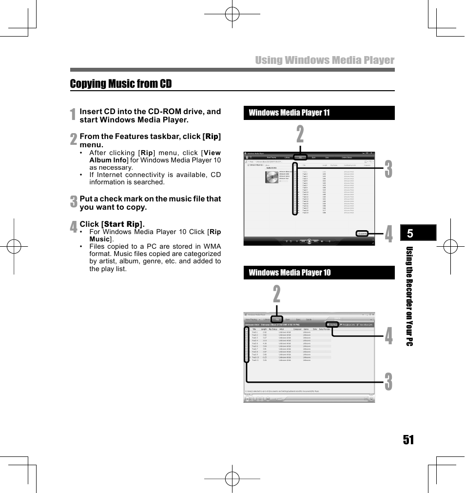 Olympus LS-10 User Manual | Page 51 / 70