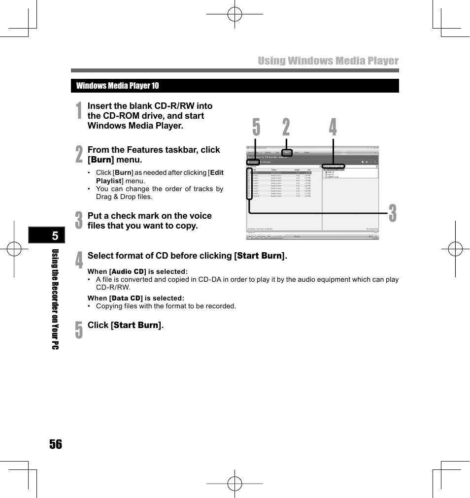 Olympus LS-10 User Manual | Page 56 / 70