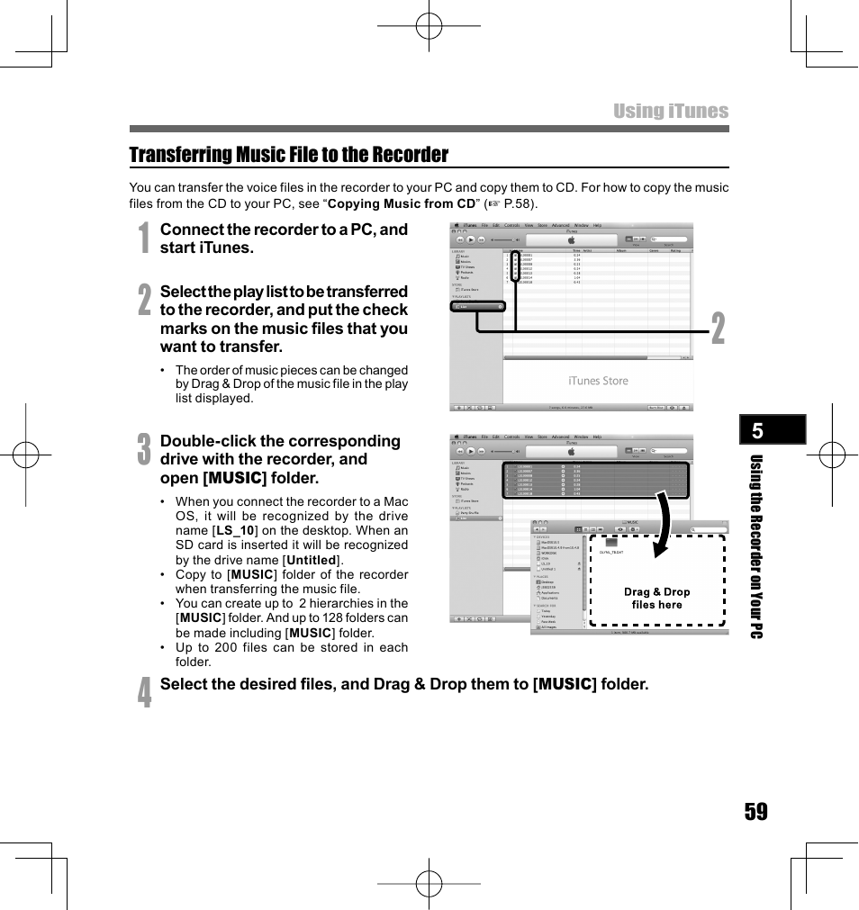 Olympus LS-10 User Manual | Page 59 / 70