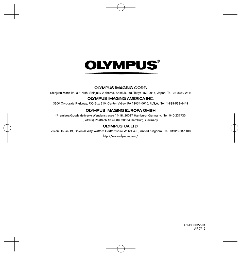 Olympus LS-10 User Manual | Page 70 / 70