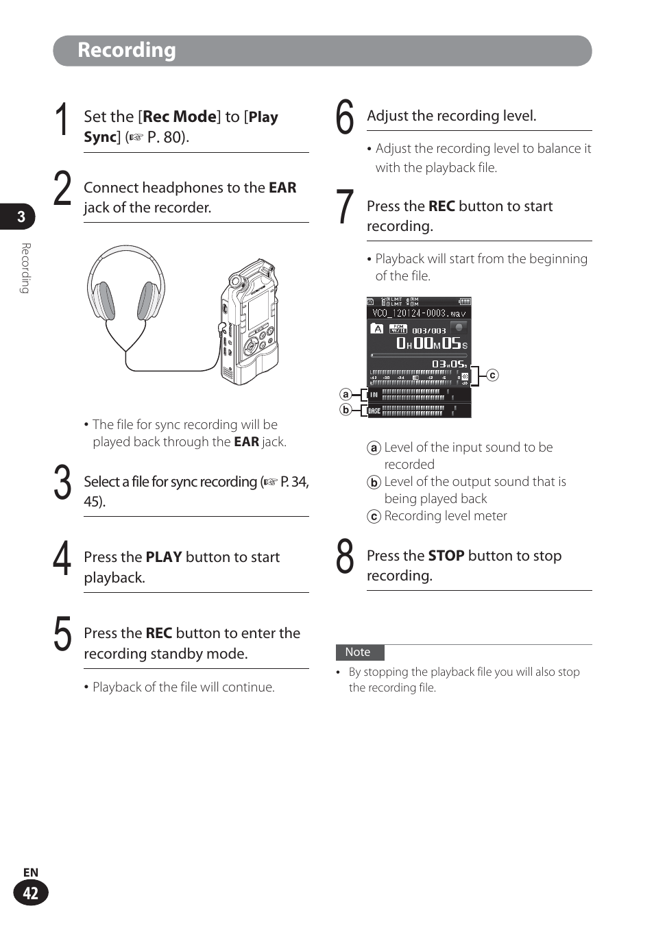 Olympus LS-100 User Manual | Page 42 / 137