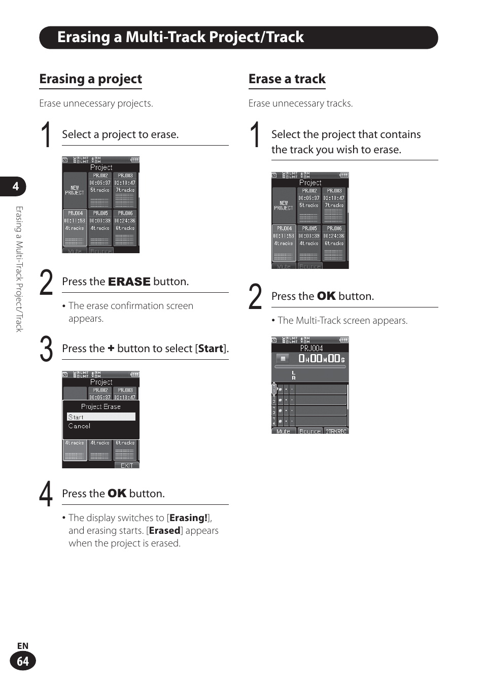 Olympus LS-100 User Manual | Page 64 / 137