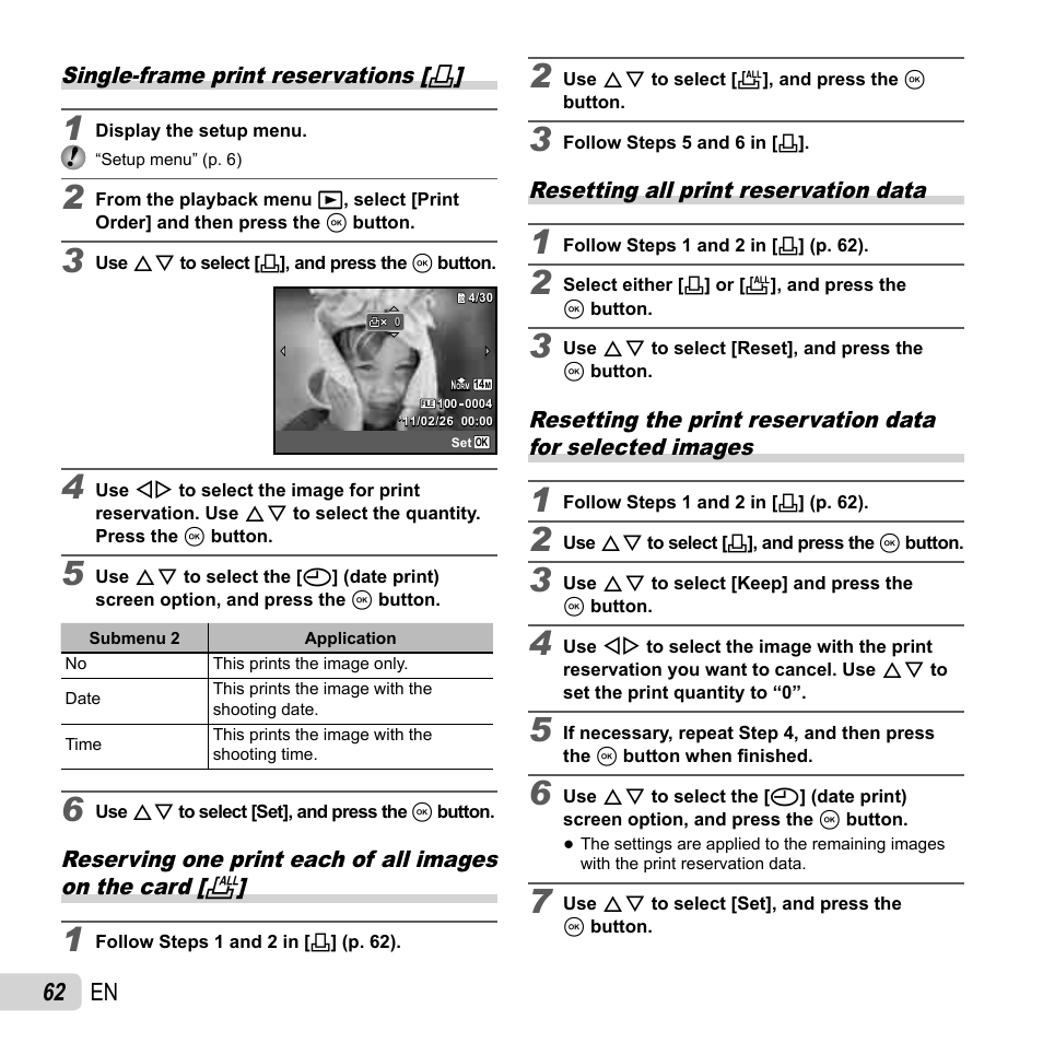 62 en | Olympus TG810 User Manual | Page 62 / 92