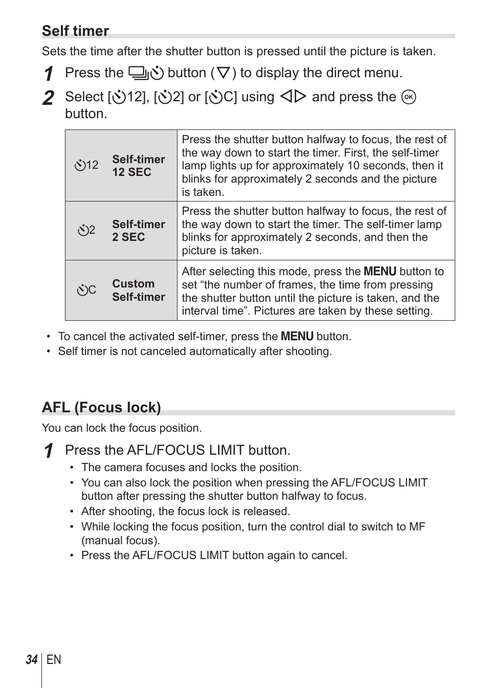 Olympus SP100EE User Manual | Page 34 / 109