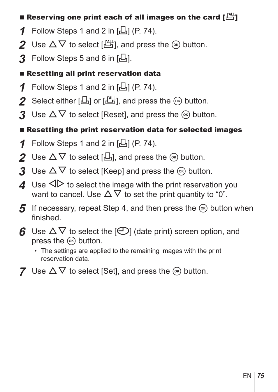 Olympus SP100EE User Manual | Page 75 / 109