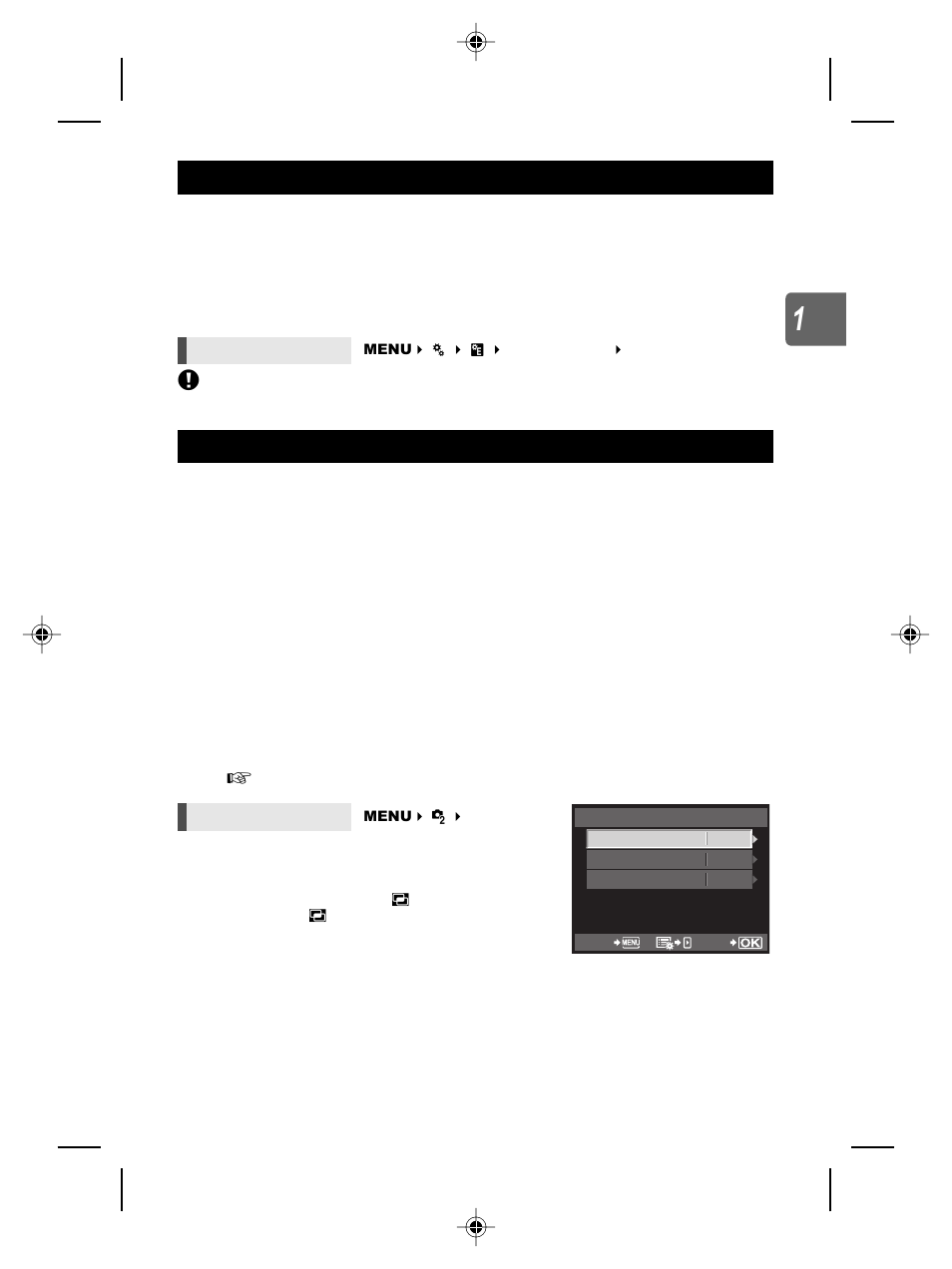 Iso bracketing, Multiple exposure | Olympus E-P2 User Manual | Page 47 / 163