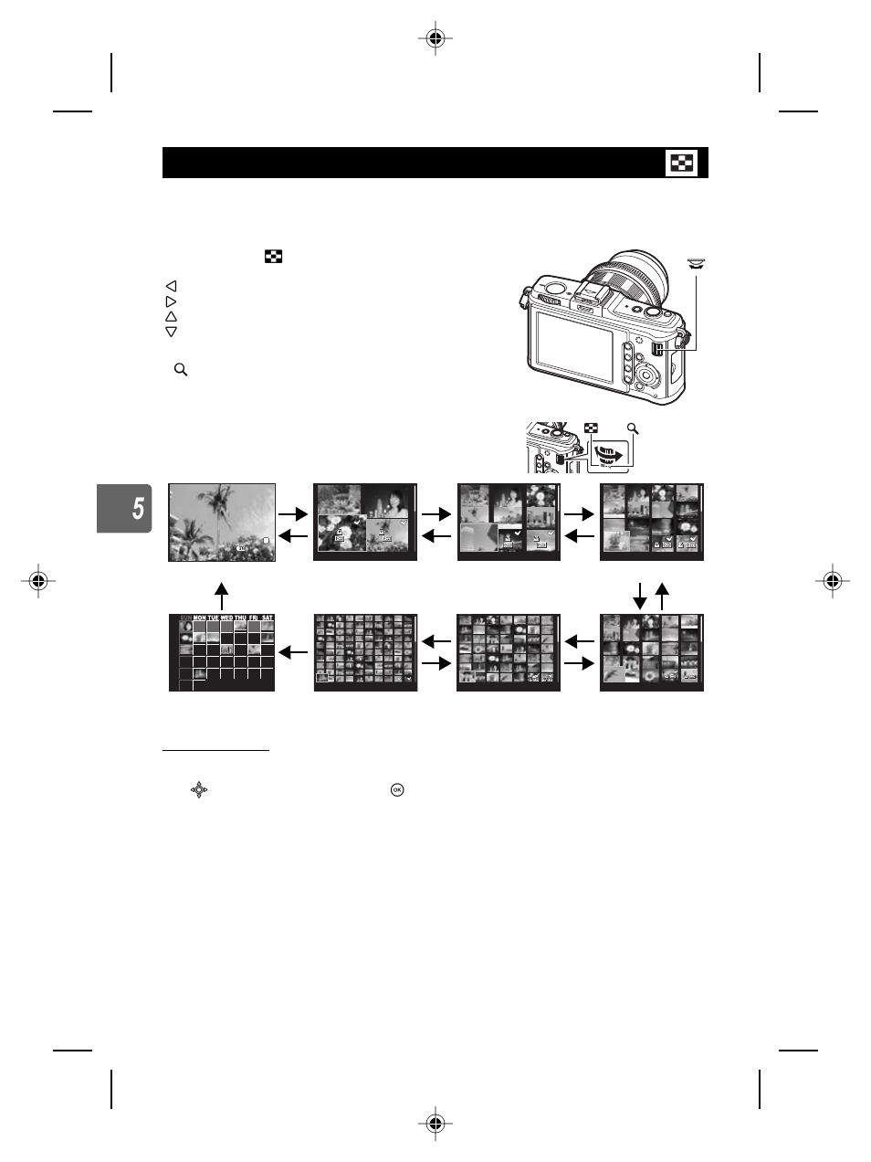 Index display/calendar display | Olympus E-P2 User Manual | Page 78 / 163