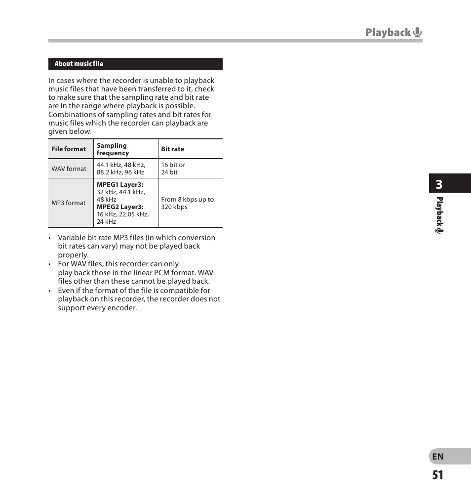 Playback a | Olympus LS-20M User Manual | Page 51 / 108