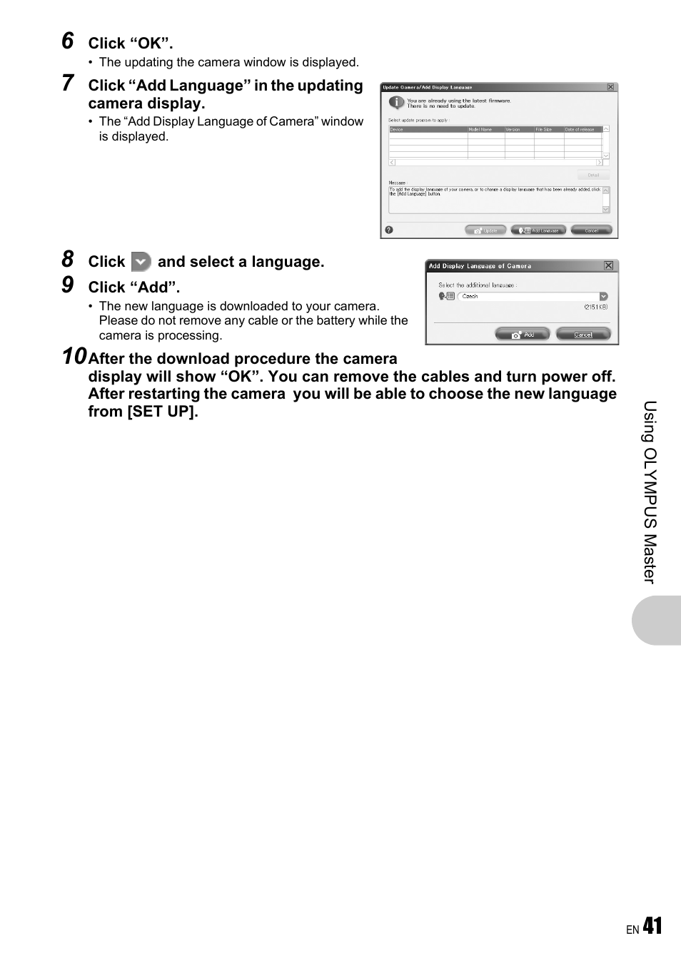 Olympus FE-340 User Manual | Page 41 / 64