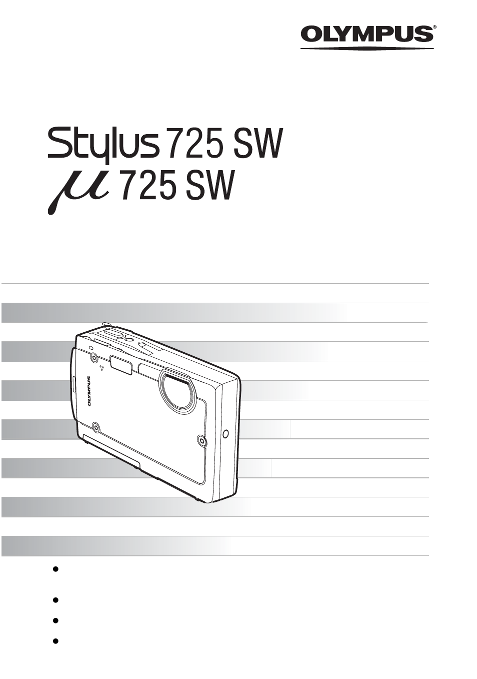Olympus 725 SW User Manual | 83 pages