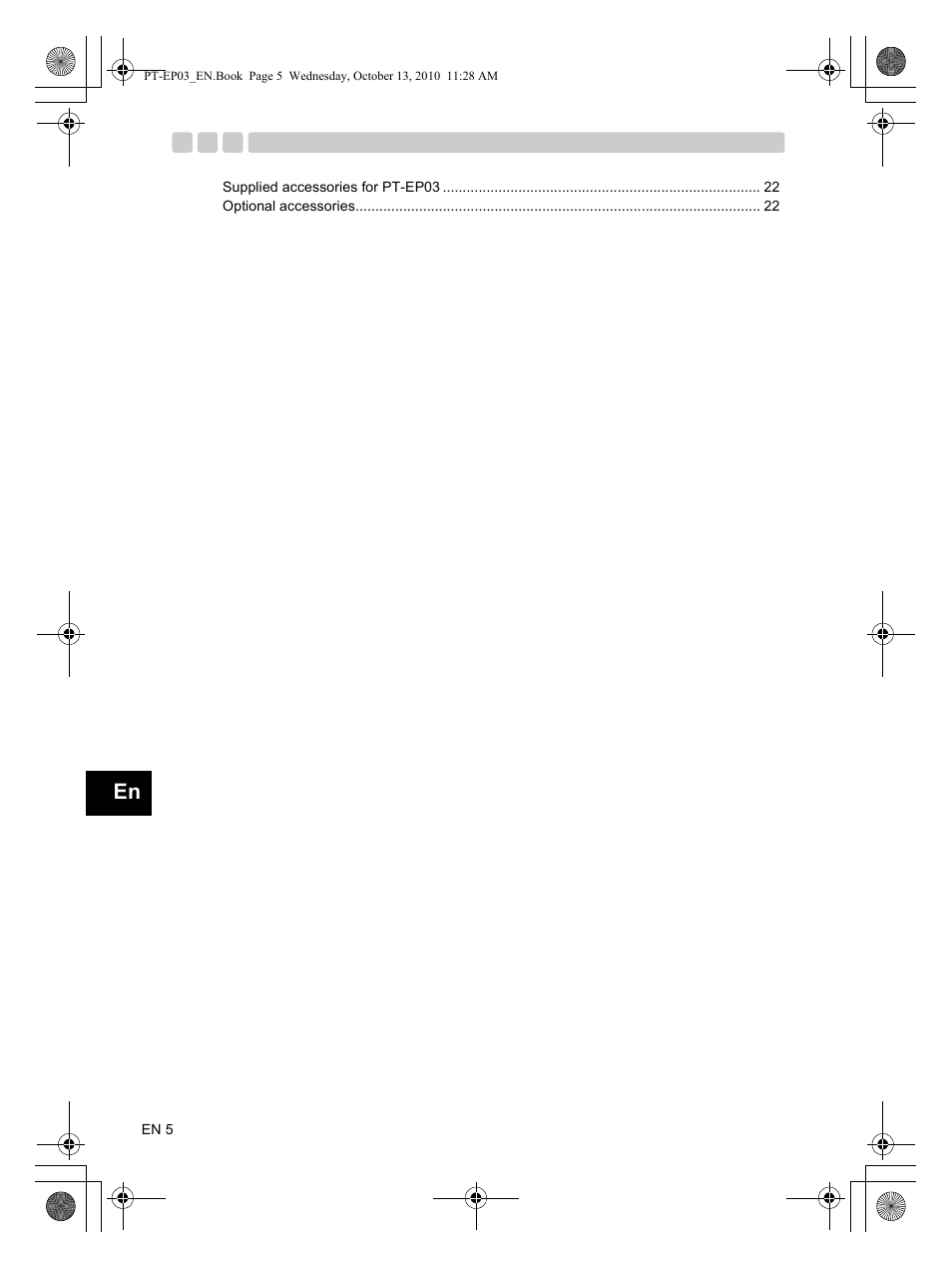 Olympus PT-EP03 User Manual | Page 6 / 24