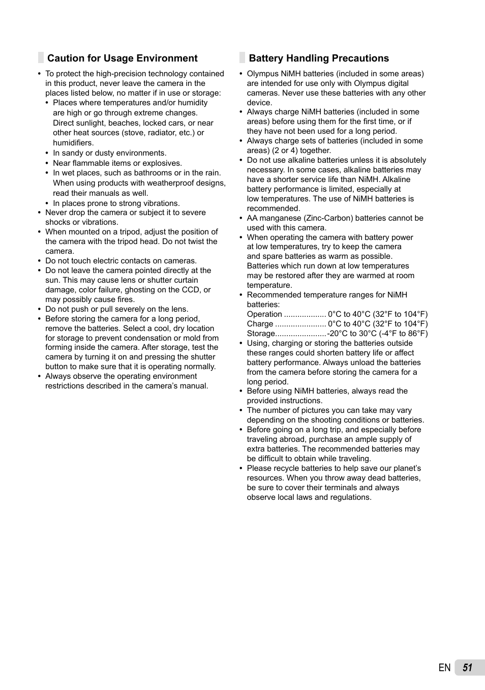 51 en | Olympus X-44 User Manual | Page 51 / 59