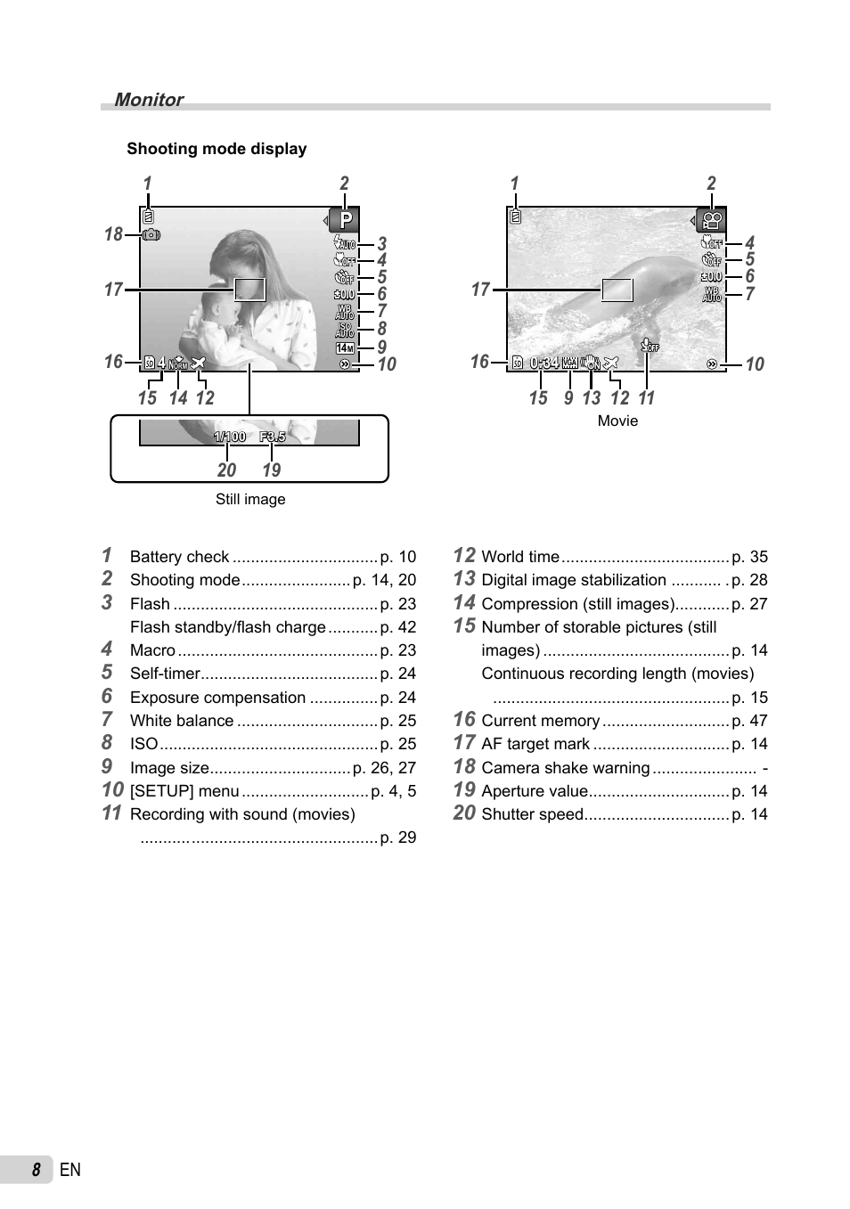 Olympus X-44 User Manual | Page 8 / 59