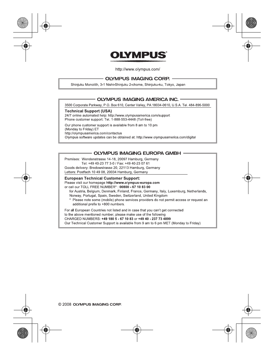 Olympus PT-045 User Manual | Page 30 / 31