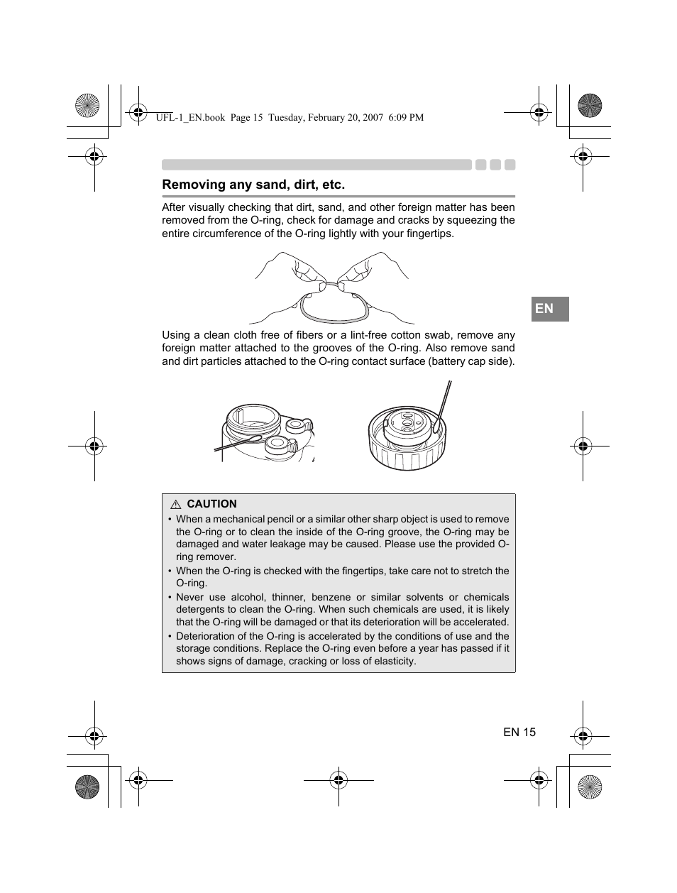 Olympus UFL-1 User Manual | Page 15 / 31