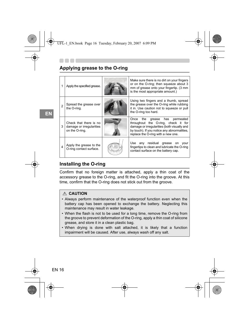 Olympus UFL-1 User Manual | Page 16 / 31