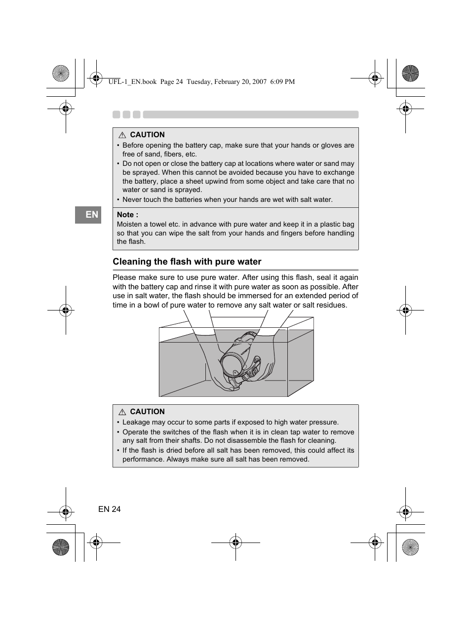 Olympus UFL-1 User Manual | Page 24 / 31