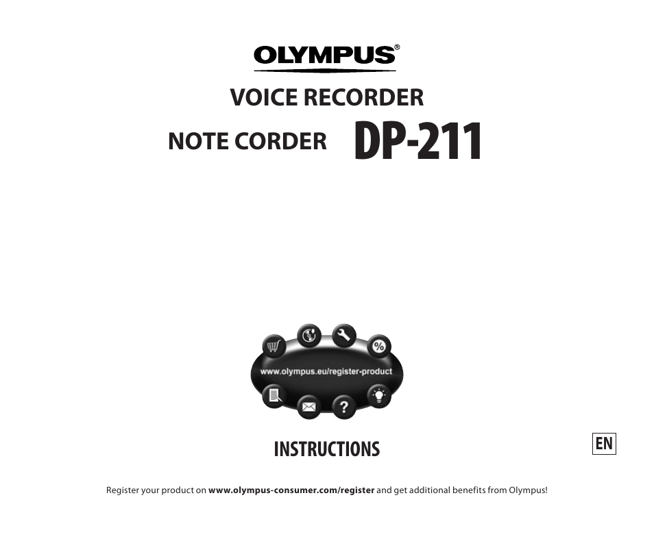 Olympus DP211 User Manual | 8 pages